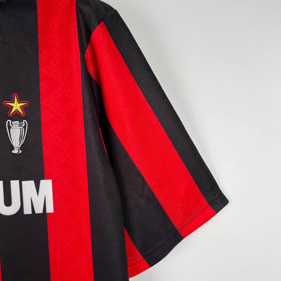 1989/1990 Retro AC Milan Home Football Shirt