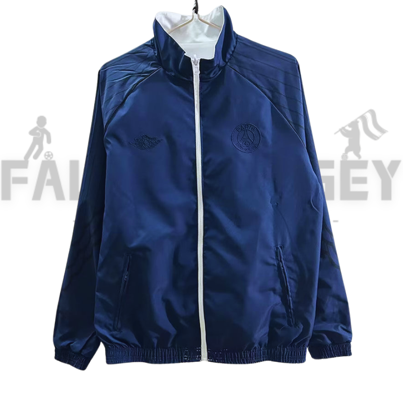 2025/2026 Paris Saint-Germain (Blue-White) Double-sided Windbreaker Football Jersey