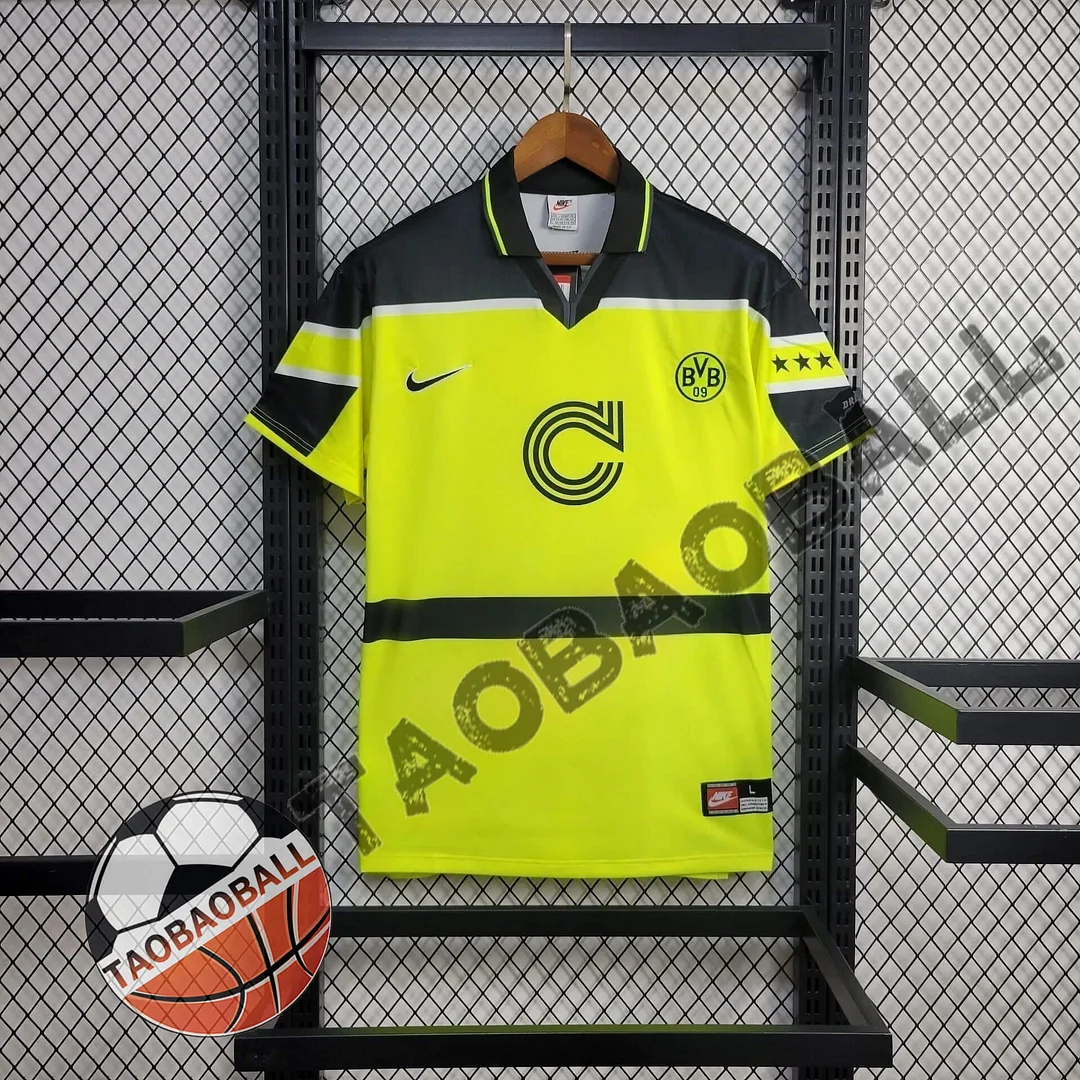 1997/1998 Retro Dortmund Home Football Shirt( Fans Edition )