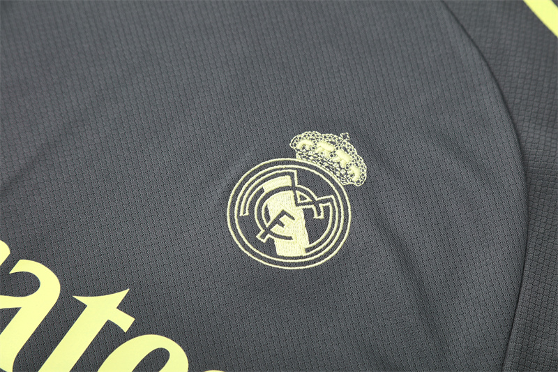 2025/2026 Real Madrid Grey Training Wear Suit Shirt