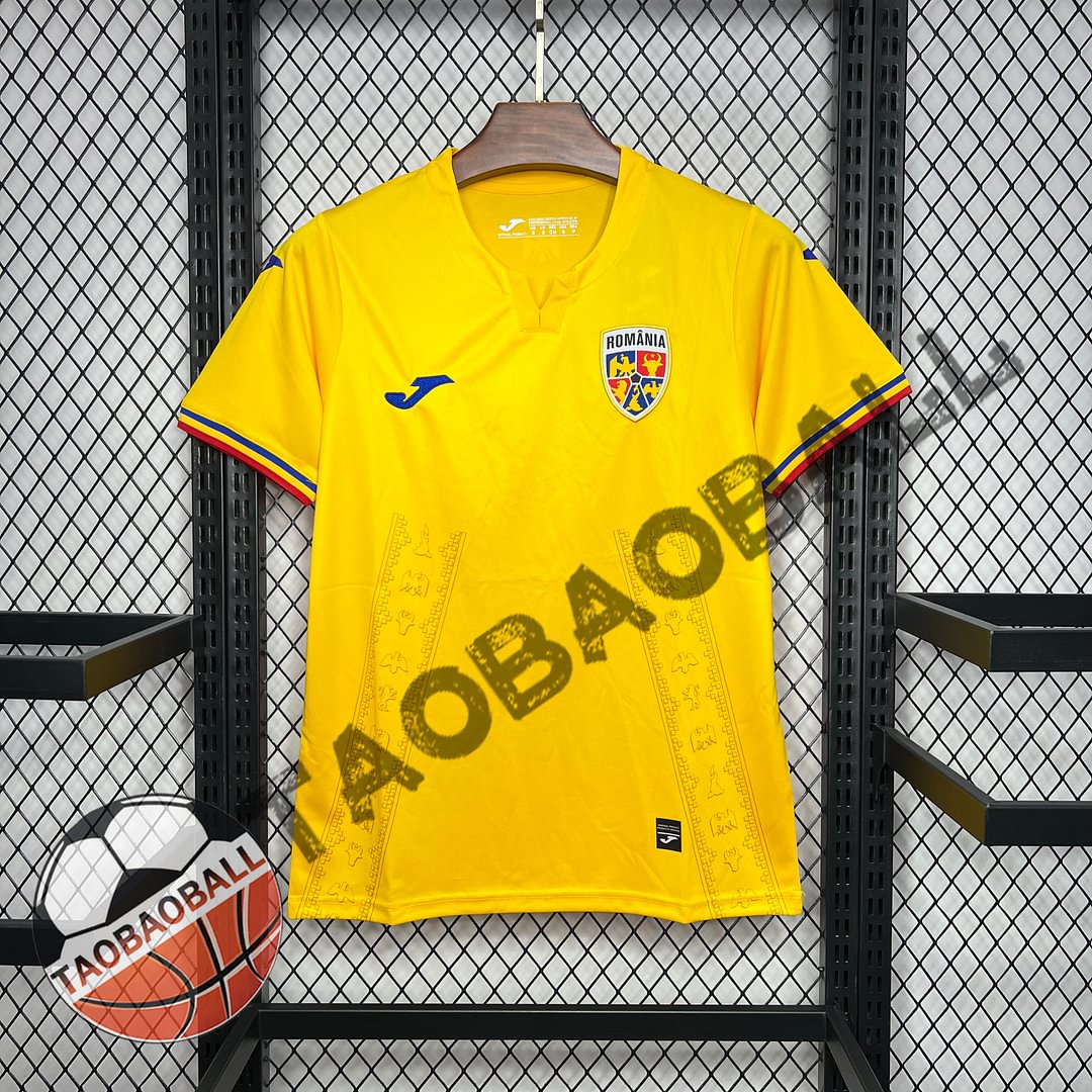 2024 Romania Home Football Shirt( Fans Edition )