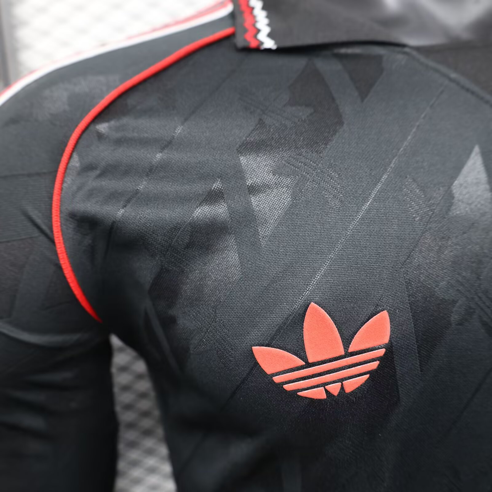 2024/2025 Retro Manchester United black Long Sleeves version soccer jersey