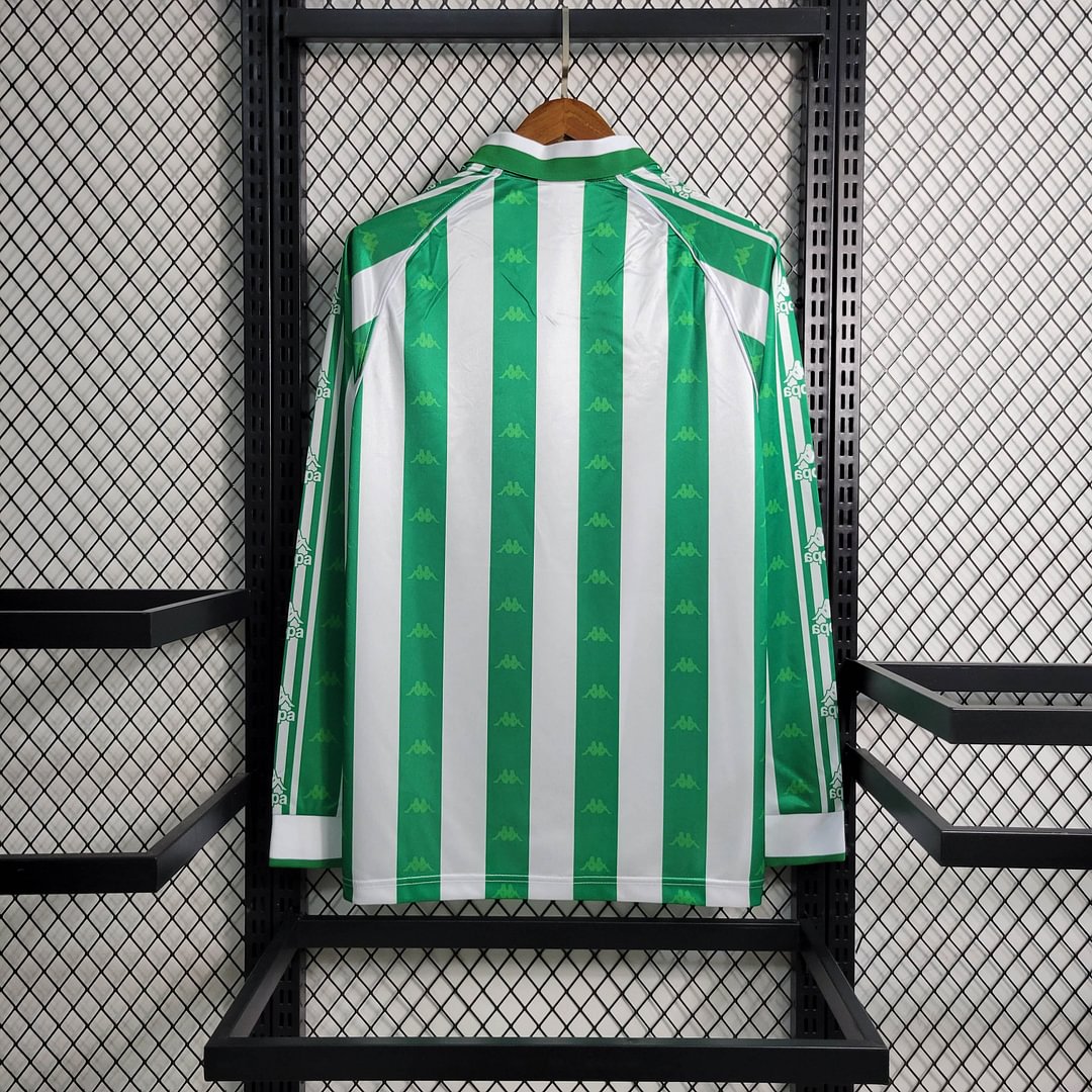 1995/1997 Real Betis Retro Long Sleeve Home Football Shirt( Fans Edition )