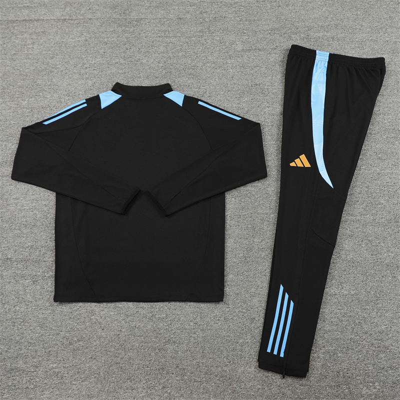 2024/2025 Argentina Black Half-Pull Training Suit Player Edition
