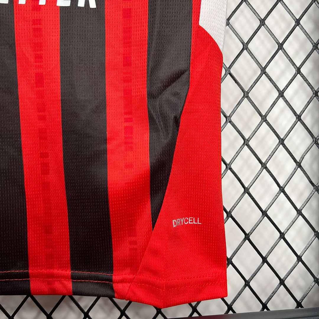 2024/2025 AC Milan Home Football Shirt Kids