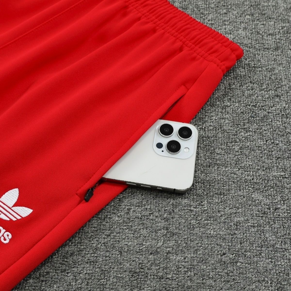 2025 Bayern Munchen Long Zipped Jacket Training Suit Red Football Shirt
