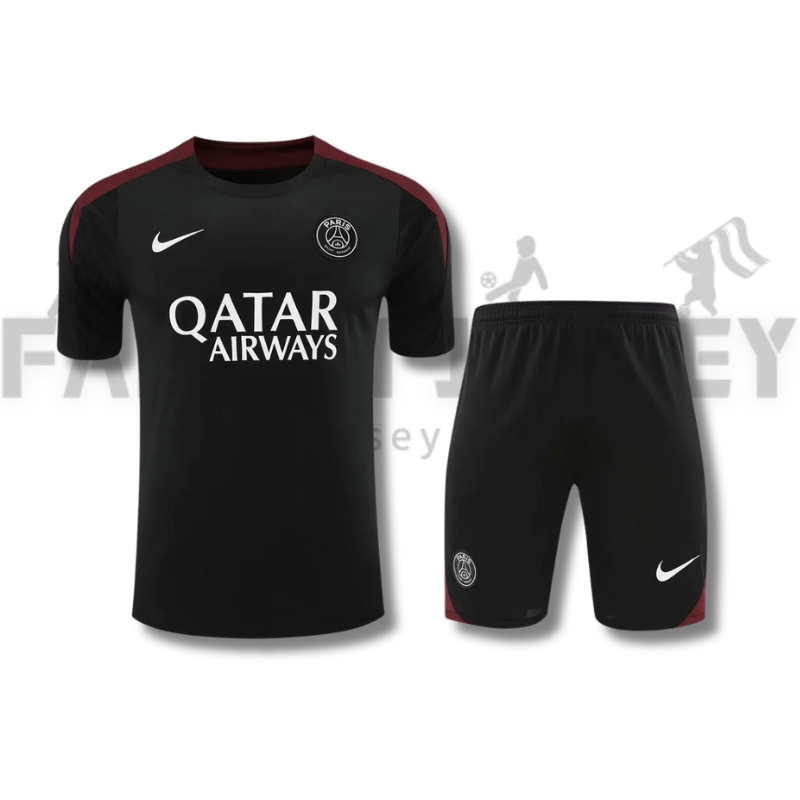 2024/2025 Paris Saint-Germain Training Wear Black Suit Shirt