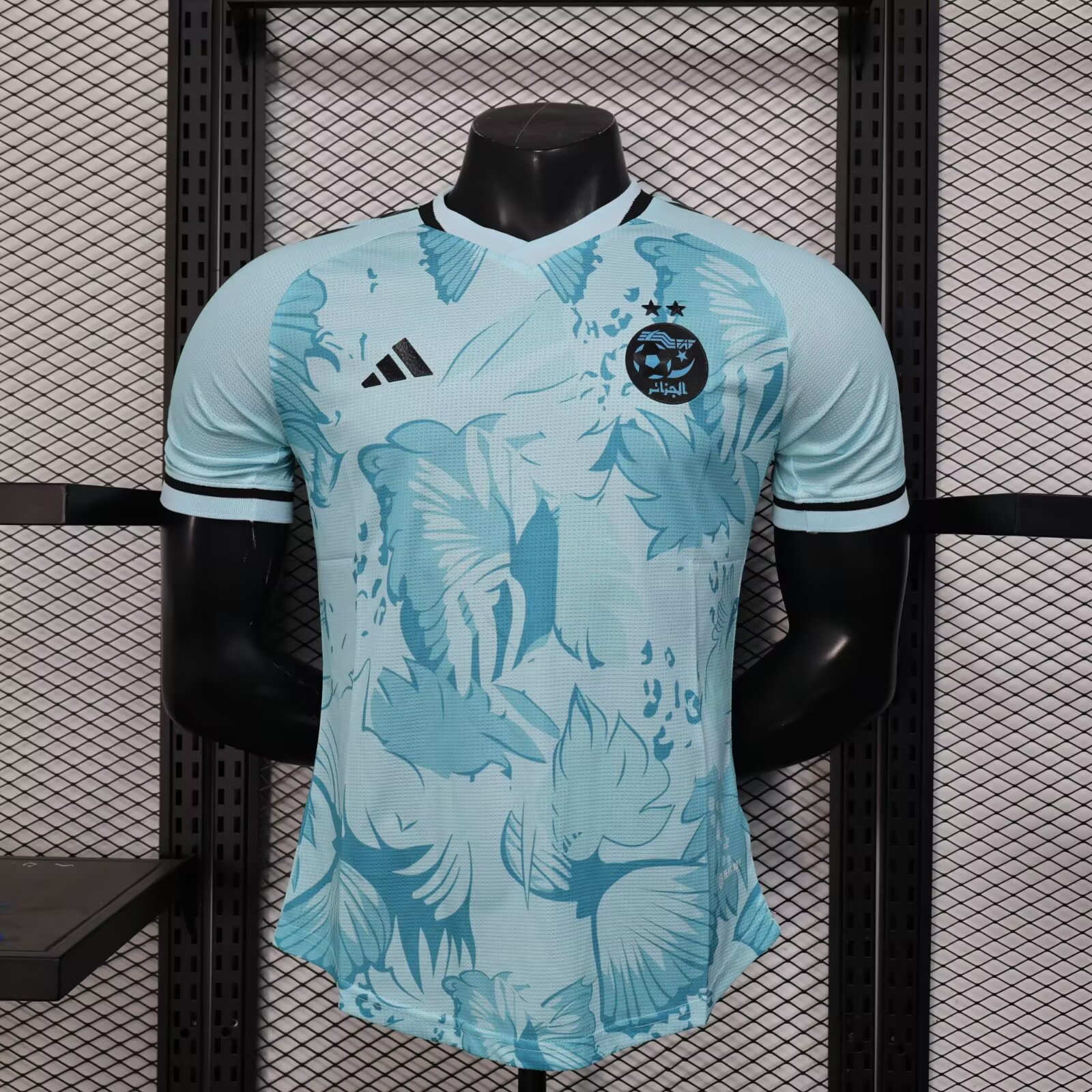 2025/2026 Algeria Bright Blue Football Jersey( Player Edition)