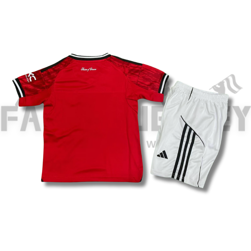 2025/2026 Manchester United Home Football Shirt(For Kids)