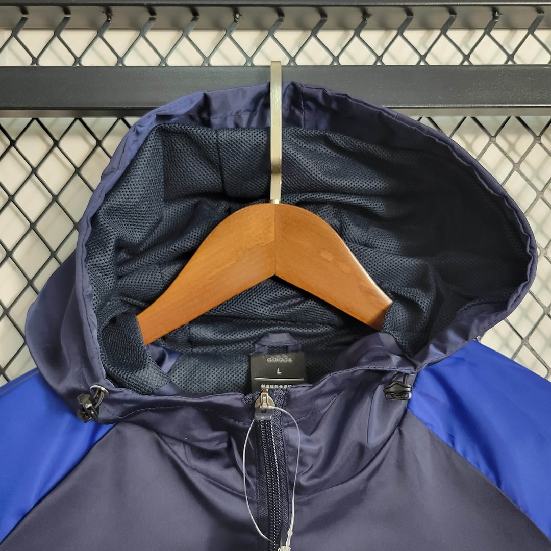 2023/2024 Manchester United Trench Coat Blue Football Jersey