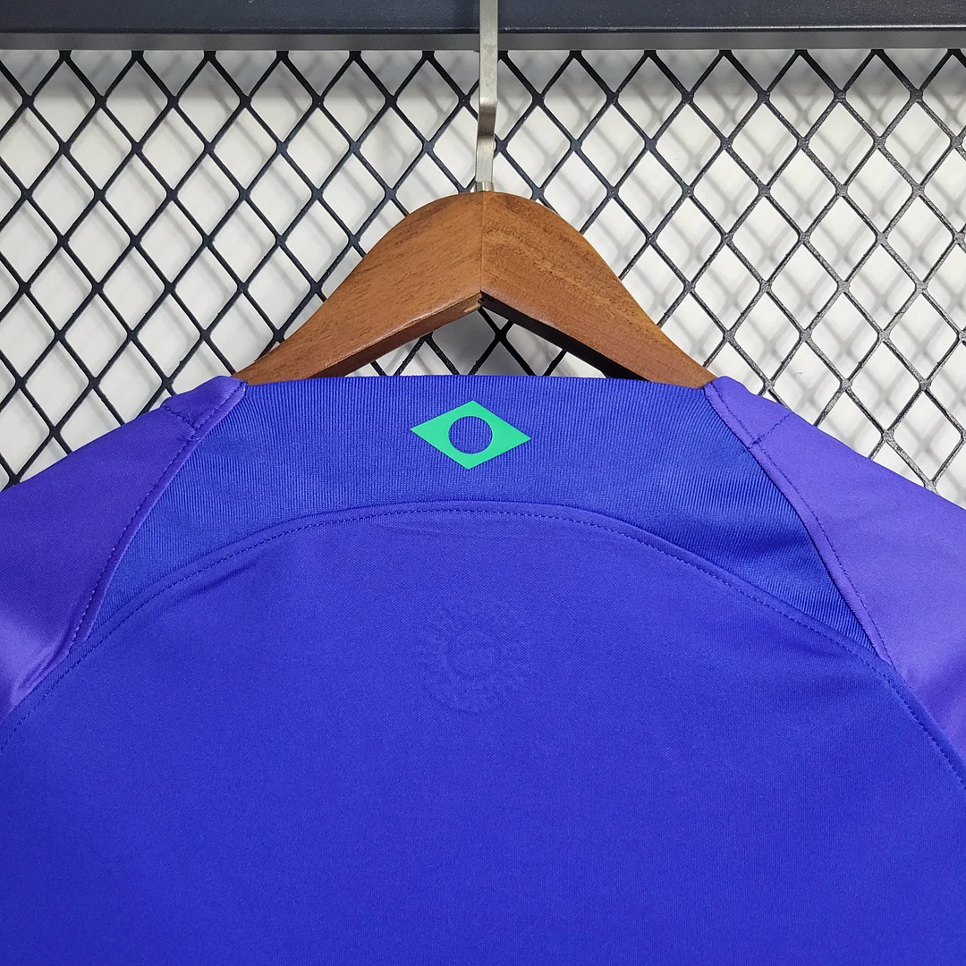 2023 Brazil Long Sleeve Away Football Shirt