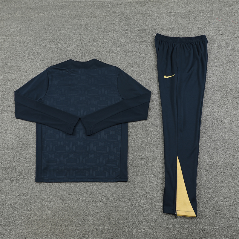2024/2025 Barcelona Royal Blue Half-Pull Training Suit