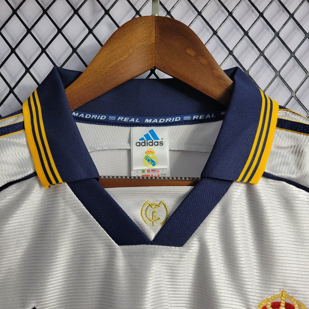 1998/2000 Real Madrid Retro Home Football Shirt
