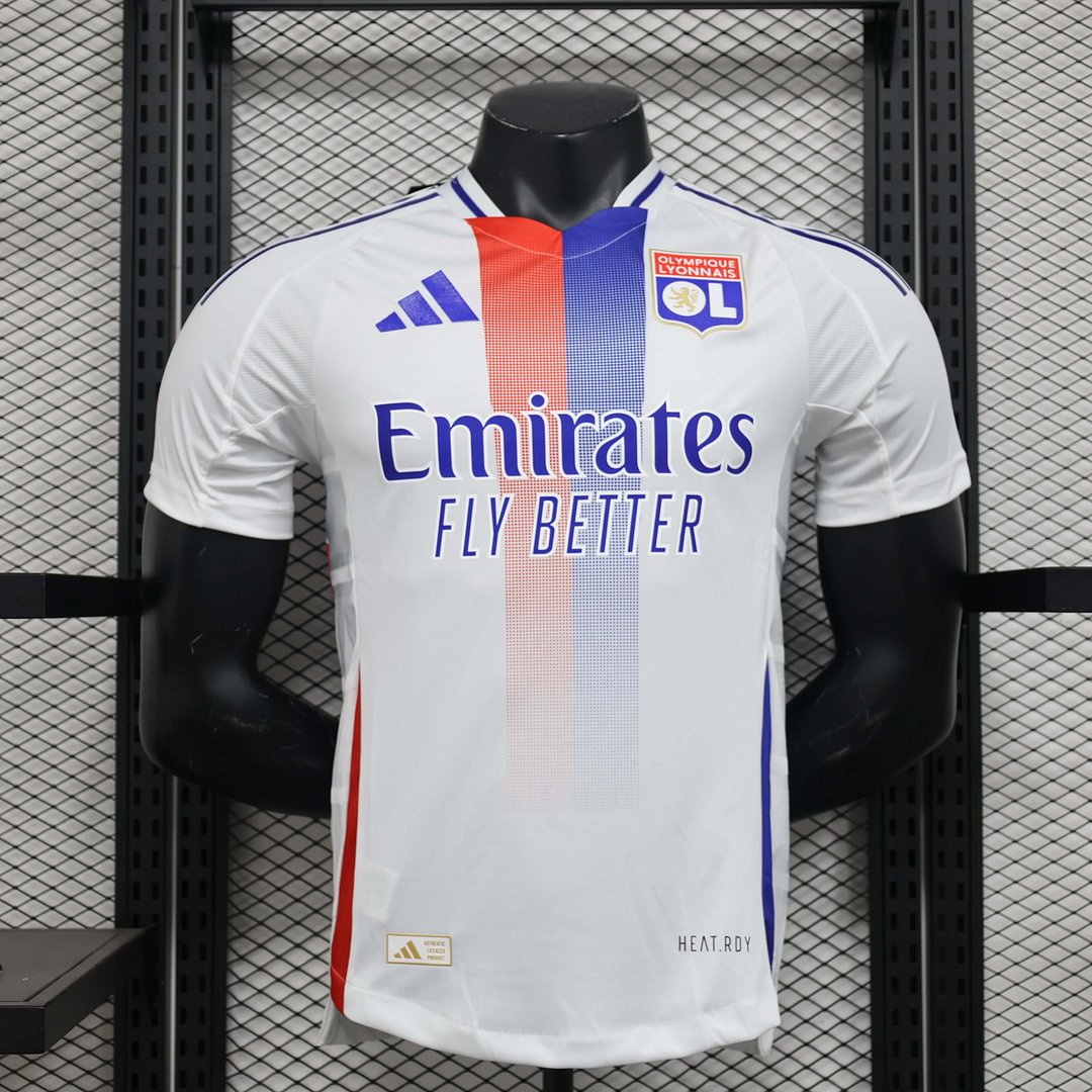 2024/2025 Lyonnais Home Football Shirt( Player Version)