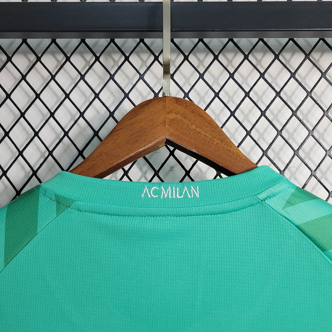 2023/2024 AC Milan Goalkeeper Green Football Shirt