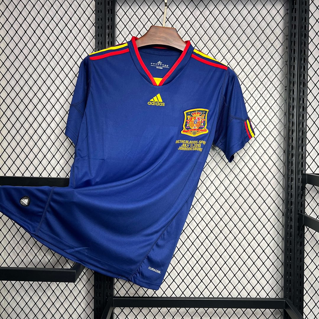 2010 Spain Retro Away Football Shirt