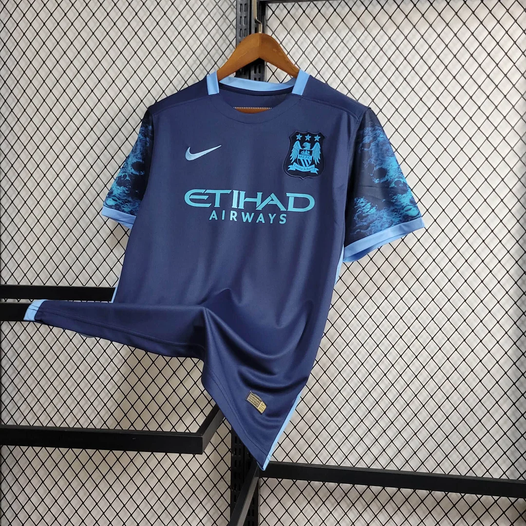 2015/2016 Manchester City Retro Away Football Jersey