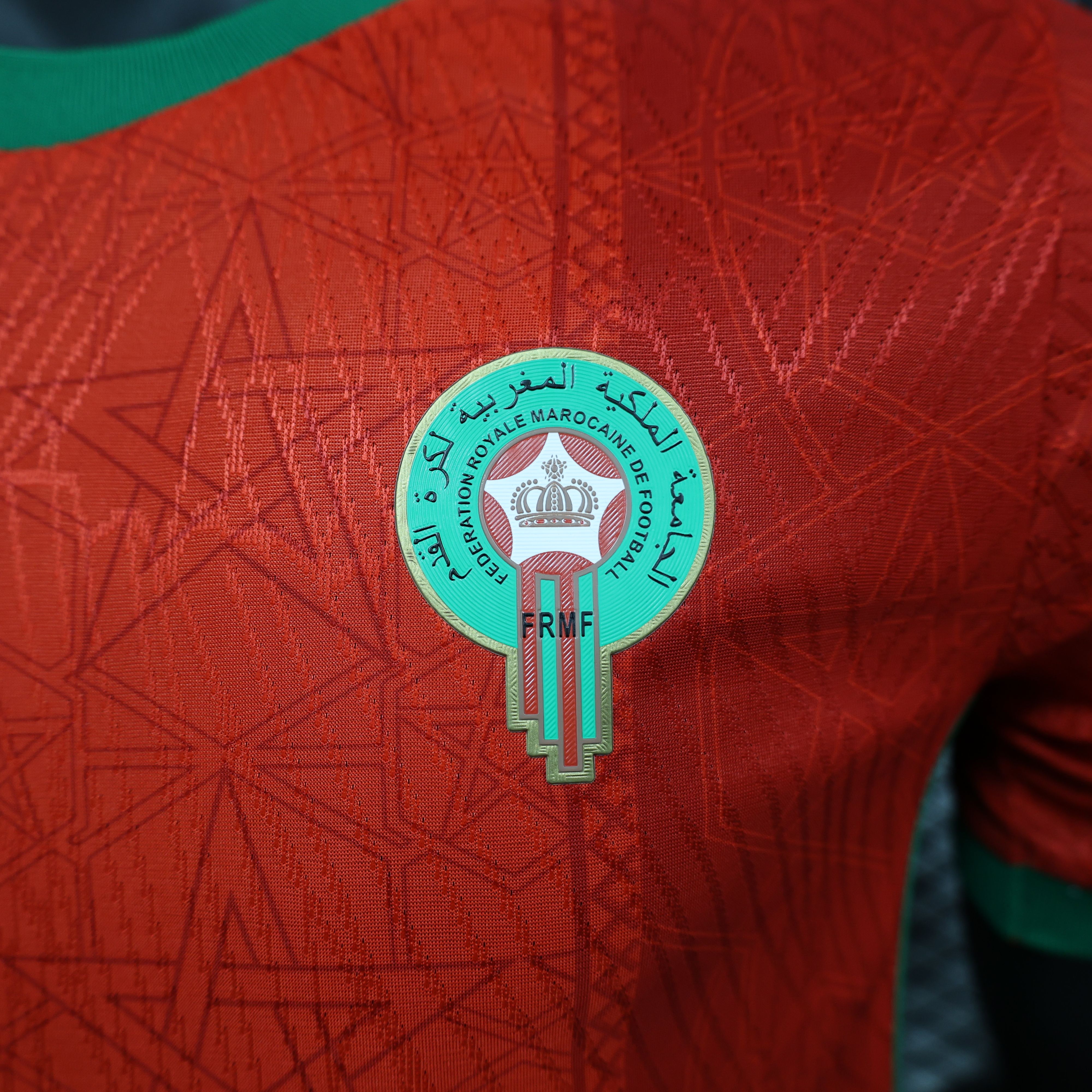 2024/2025 Morocco Home Football Jersey(Players Edition )