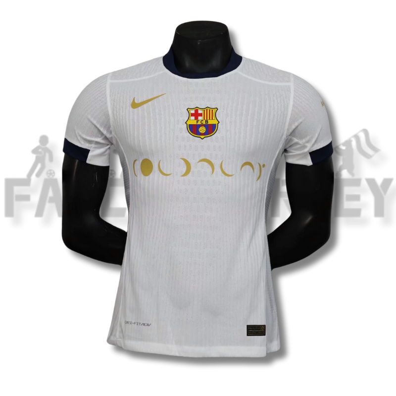 2024/2025 Barcelona White Coldplay Band Jersey( Player Edition )