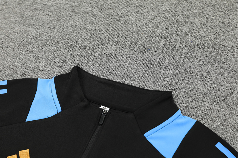 2024/2025 Argentina Black Half-Pull Training Suit Player Edition