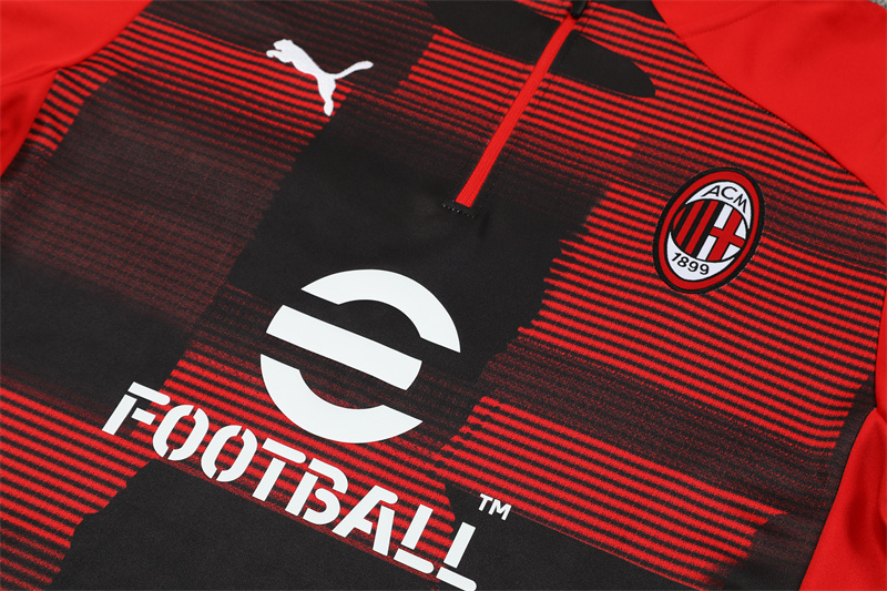2024/2025 AC Milan Red Camouflage Training Suit Football Shirt