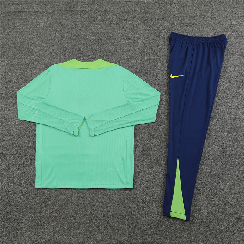 2024/2025 Brazil Prematch Jersey Green Football Jersey
