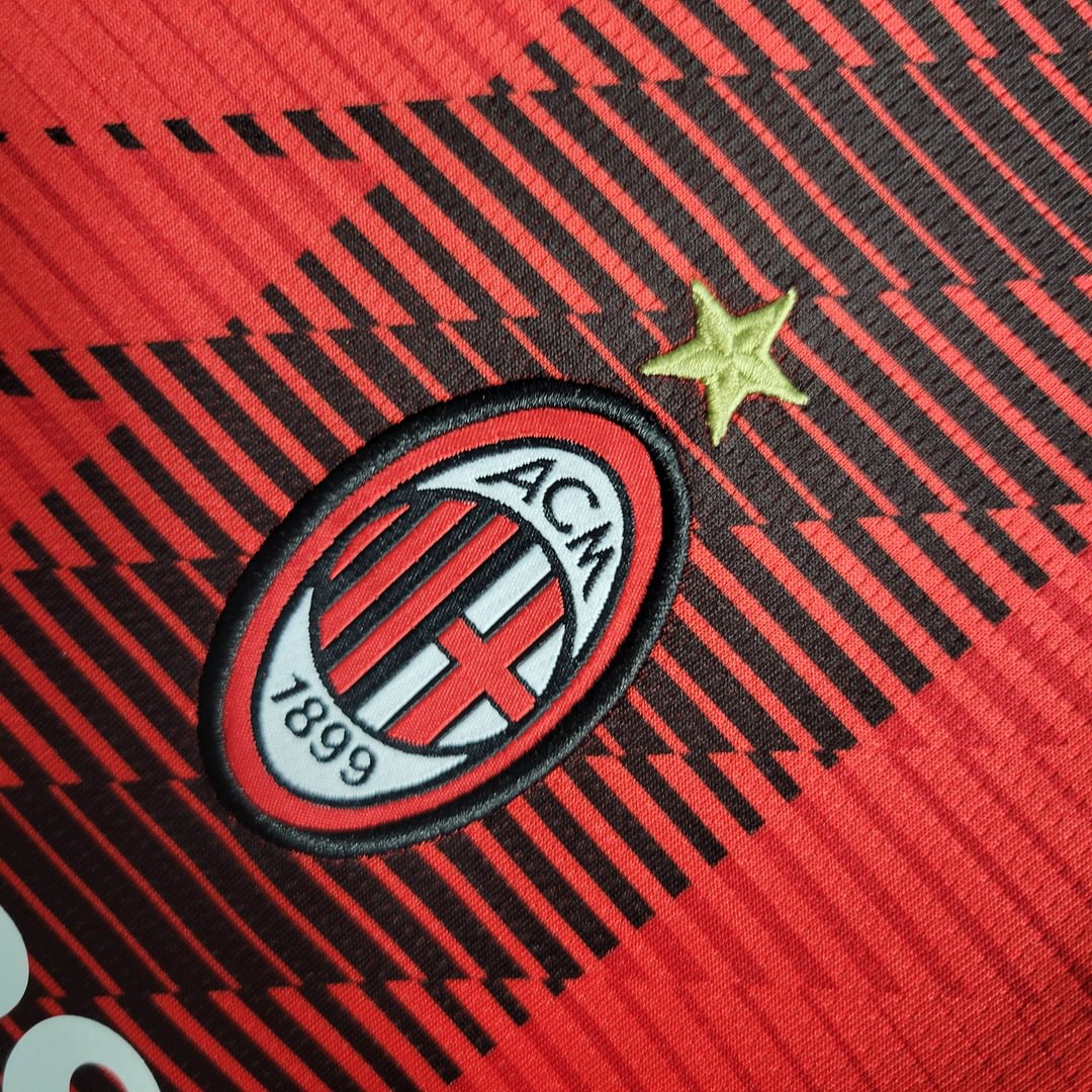 2023/2024 AC Milan Home Football Shirt Kids Size