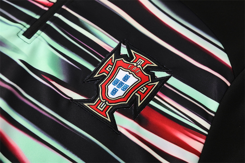 2025/2026 Portugal Half-Pull Camouflage style Training Suit Football Shirt