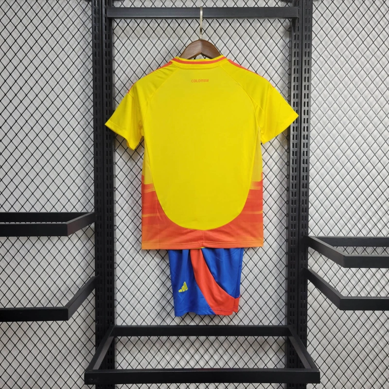 2024 Colombia Home Football Shirt Kids