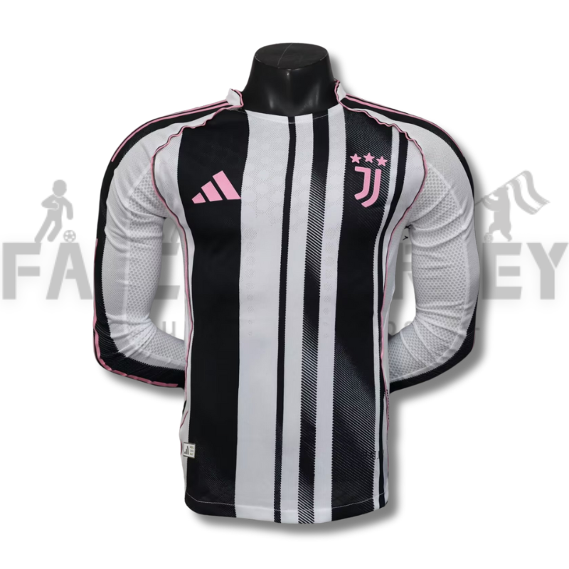 2025/2026 Juventus Home Long Sleeves Football Jersey( Player Version)