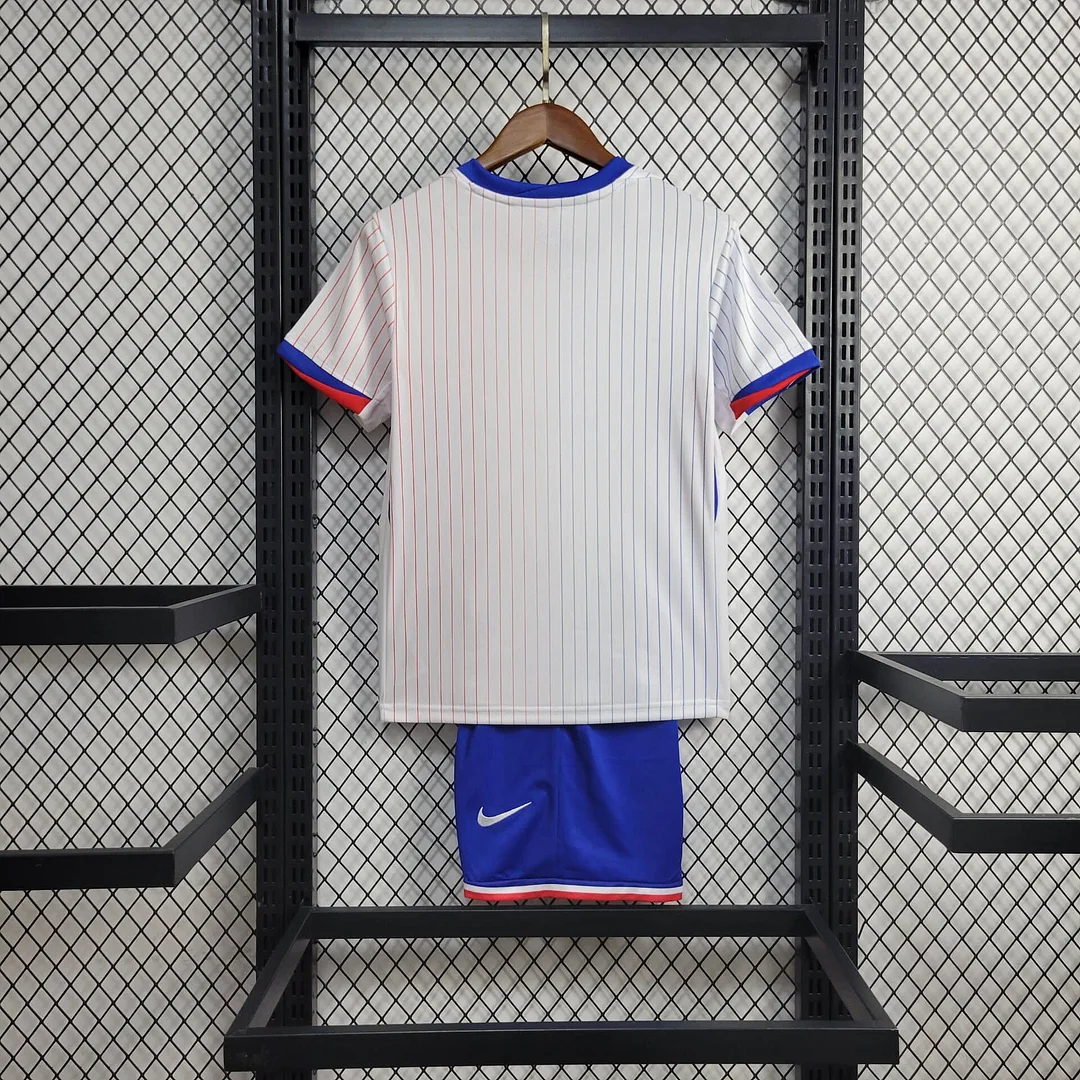 2024 France Away Football Shirt Kids Size