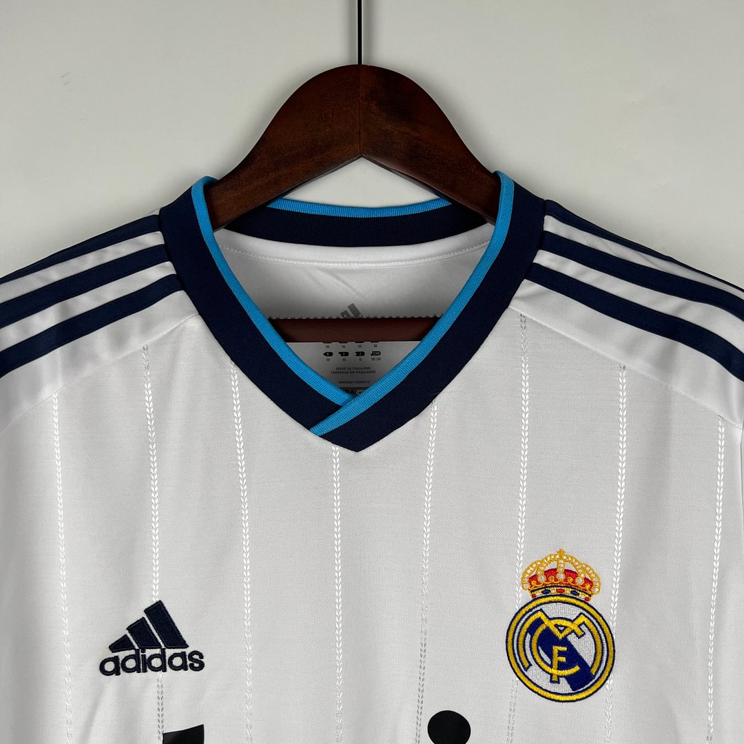 2012/2013 Real Madrid Retro Long Sleeve Home Football Shirt