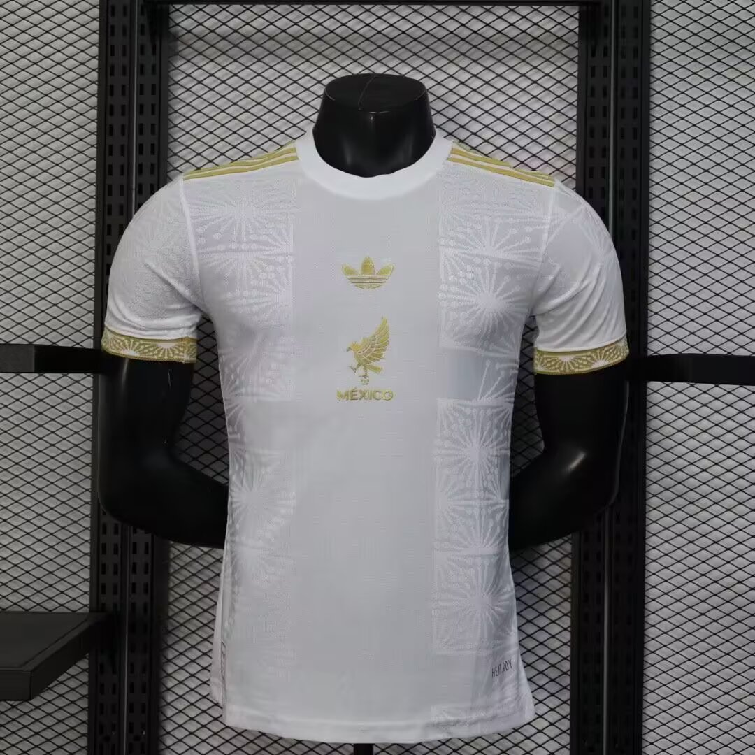 2025/2026 Mexico Concacaf Gold Cup White Special Edition Football Shirt For Player Version