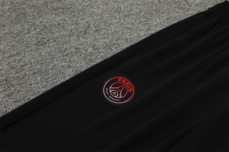 2024/2025 Paris Saint-Germain Black Gold Half-Pull Training Suit