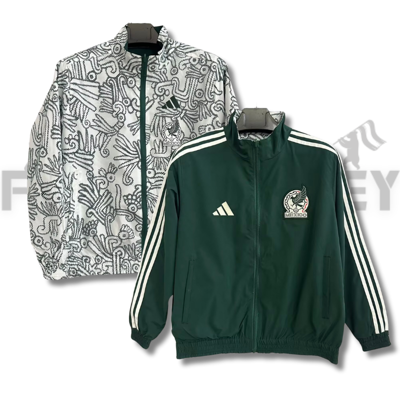 2022/2023 Mexico Reversible Windbreaker(Green)Football Shirt
