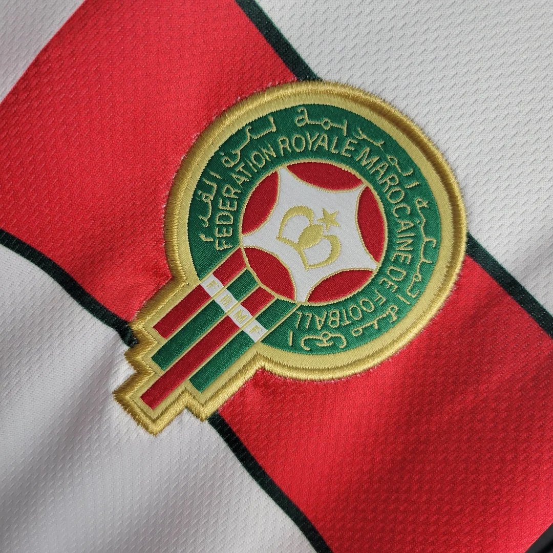 1998 Retro Long Sleeve Morocco Away Football Shirt