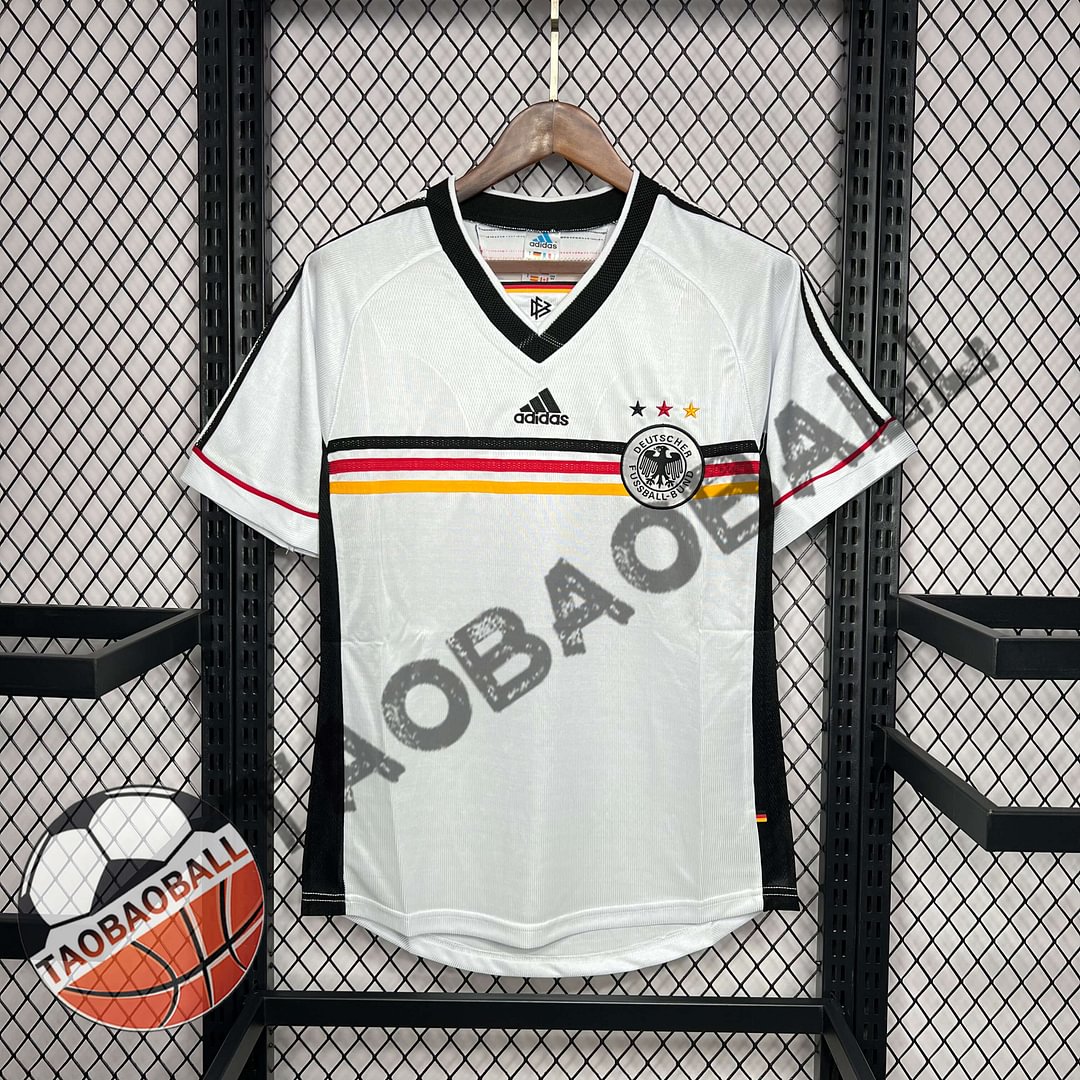 1998 Germany Retro Home Football Shirt( Fans Edition )