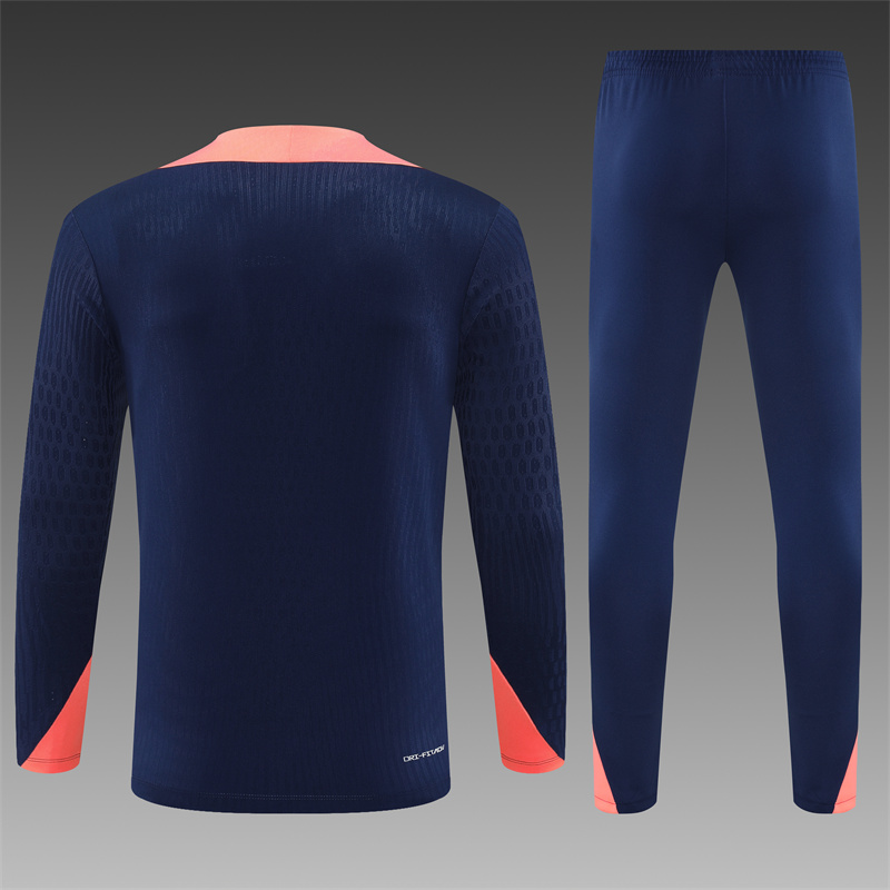 2025/2026 Barcelona Half-Pull Royal Blue Training Suit