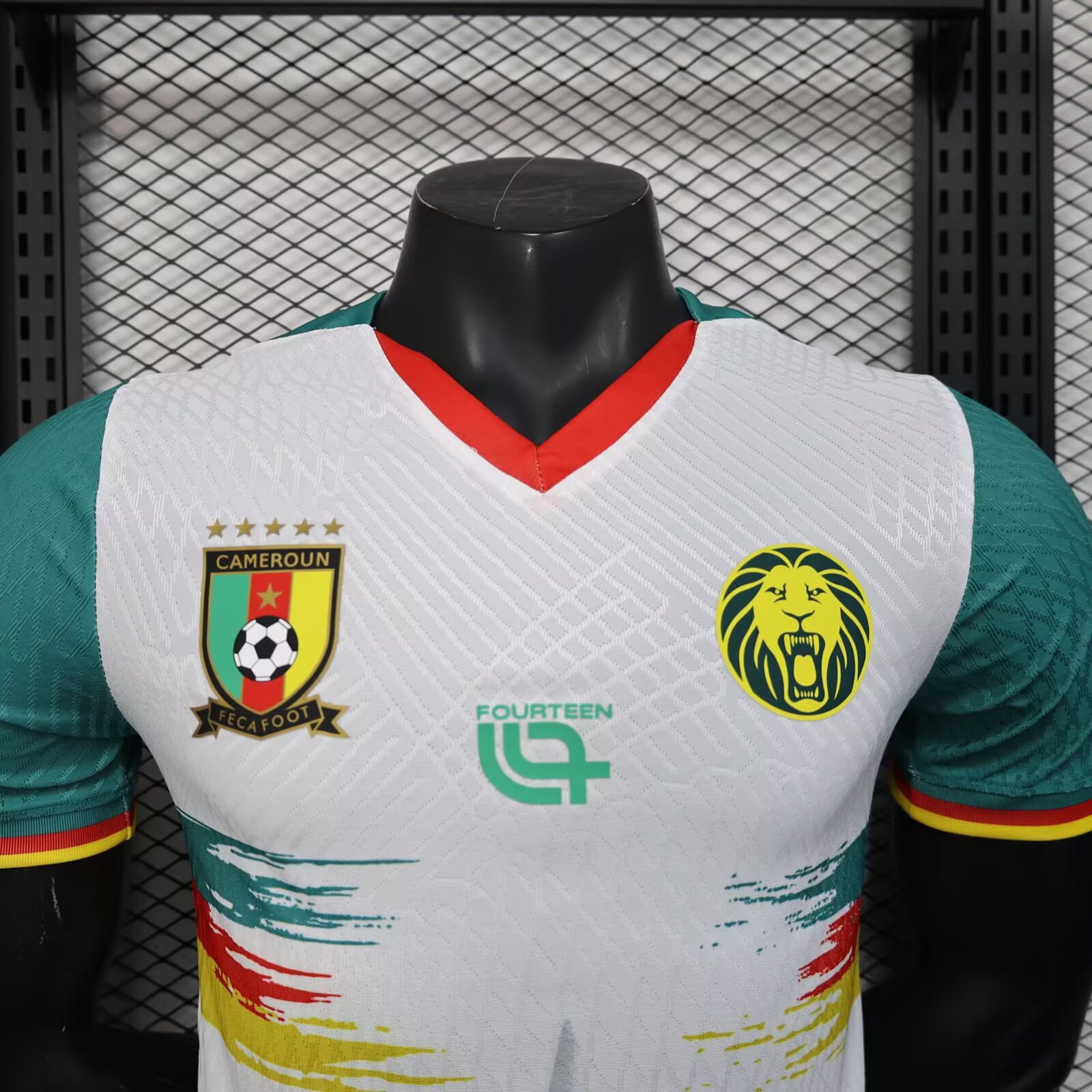 2025/2026 Cameroon Whitr 2th Away Football Shirt For Player Version