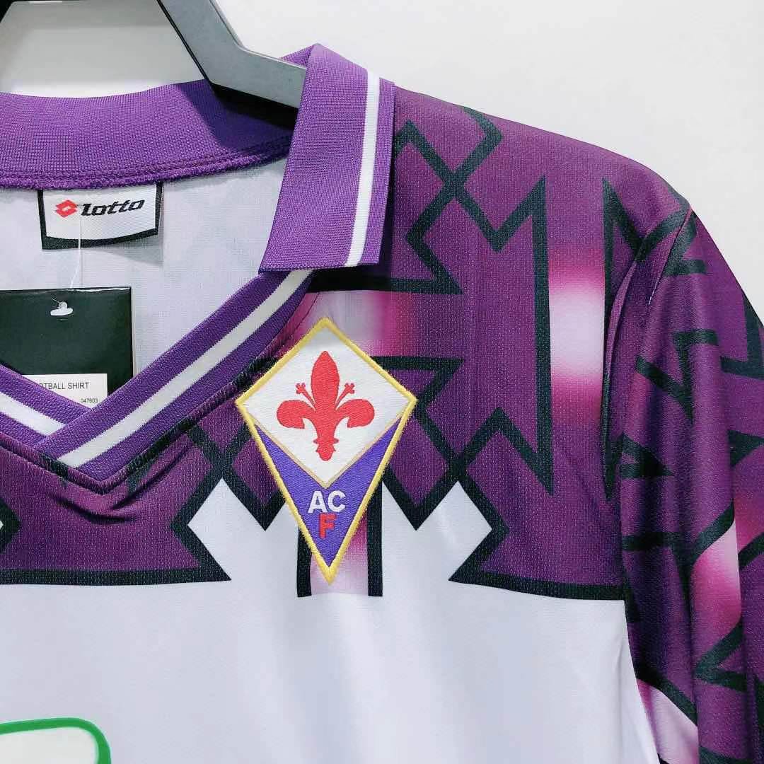 1992/1993 Retro Fiorentina Away Football Shirt( Fans Edition )