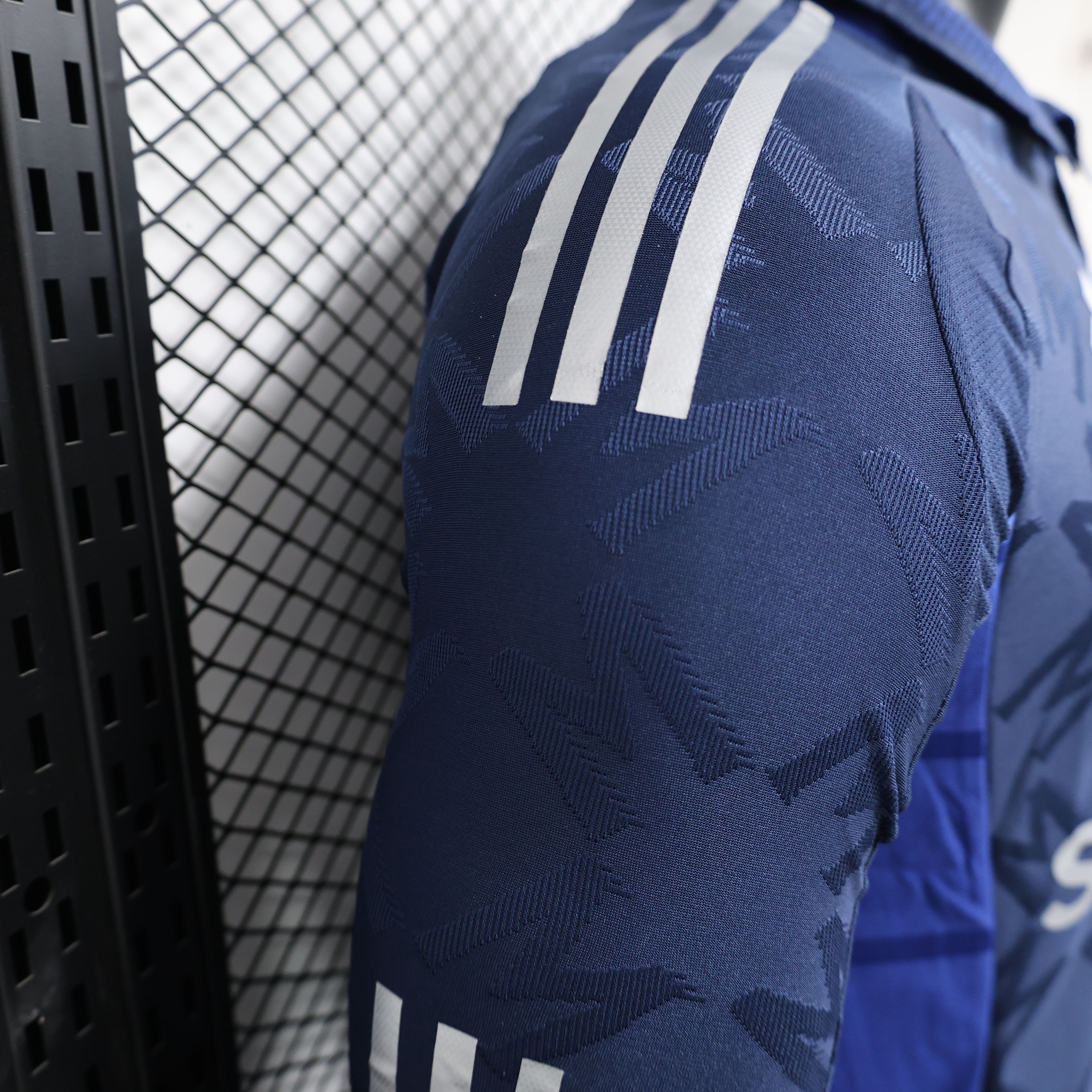 2024/2025 Manchester United Away Long Sleeve Royal Blue Football Jersey For Player Edition