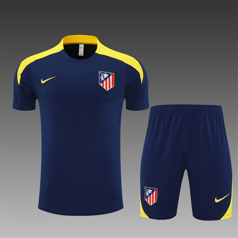 2025/2026 Atletico Madrid Royal Blue Training Wear Suit Shirt