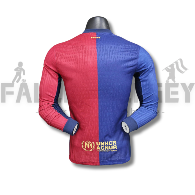 24/25 Barcelona Home Long Sleeve Jersey( Player Edition )