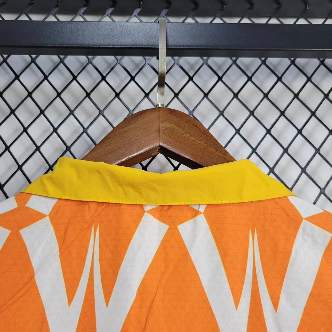 2024 Ivory Coast Reversible Windbreaker(Yellow-Orange) Football Shirt