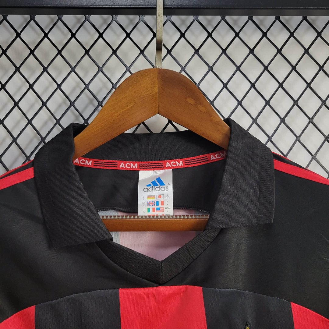 2001/2002 Retro AC Milan Home Football Shirt