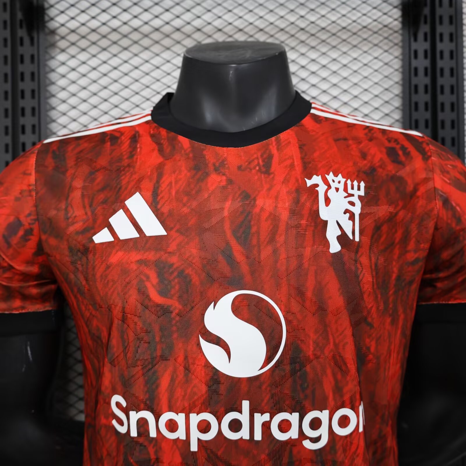 2024/2025Manchester United Black And Red Special Edition Football Jersey For Player Version