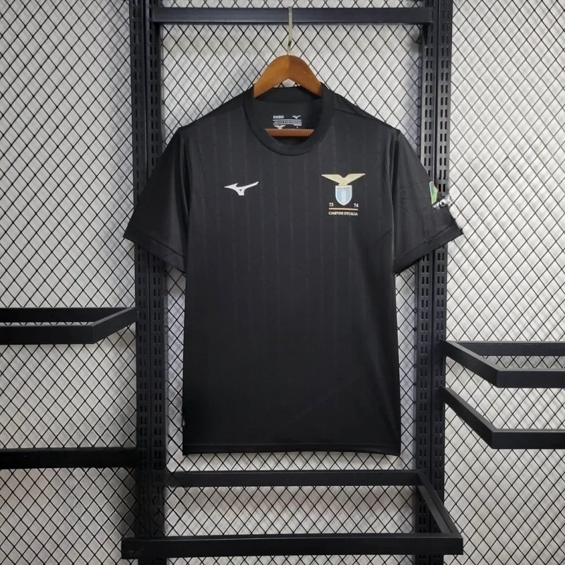 2024/2025 Lazio 50Th Anniversary Champion Edition Black Football Shirt( Fans Edition )