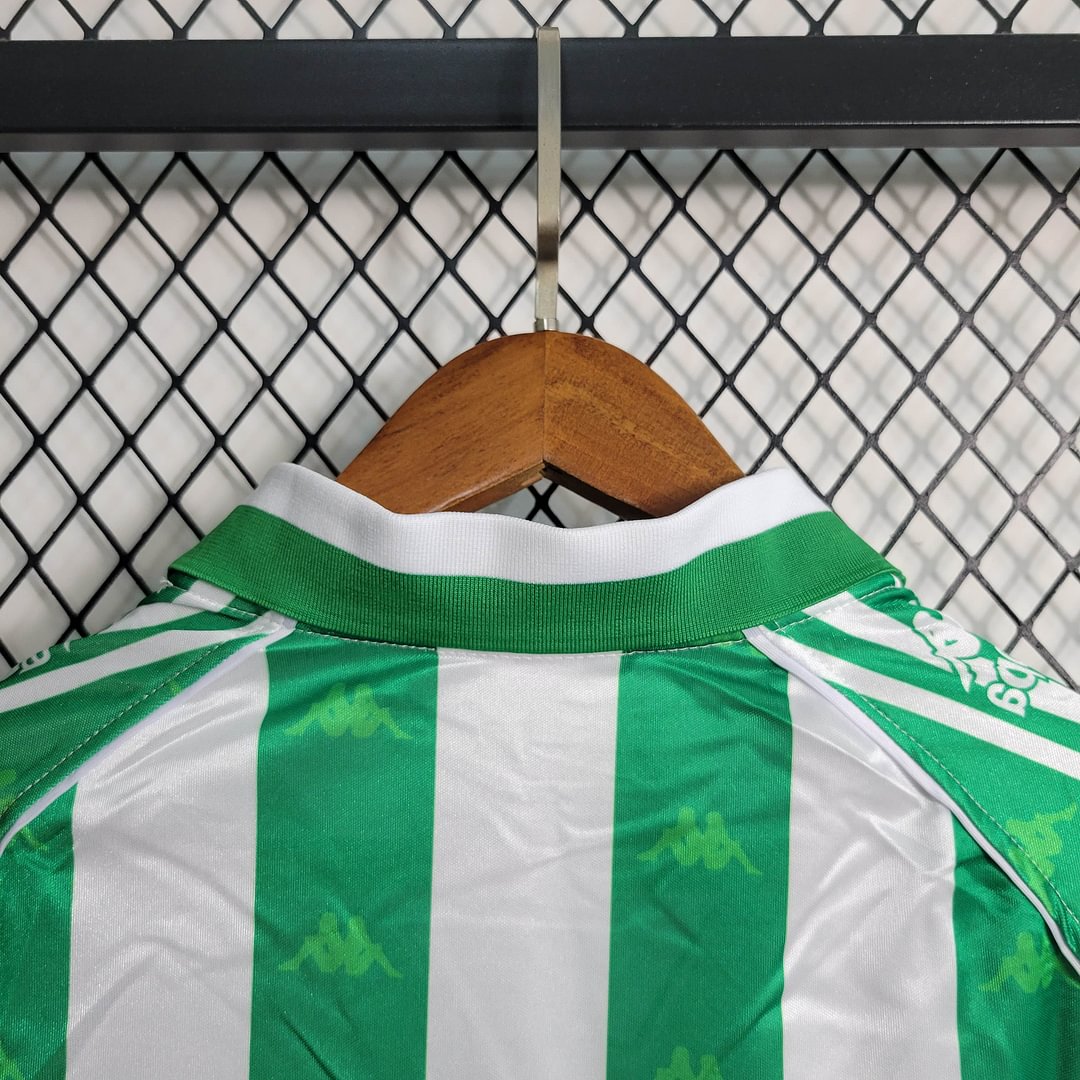 1995/1997 Real Betis Retro Long Sleeve Home Football Shirt( Fans Edition )
