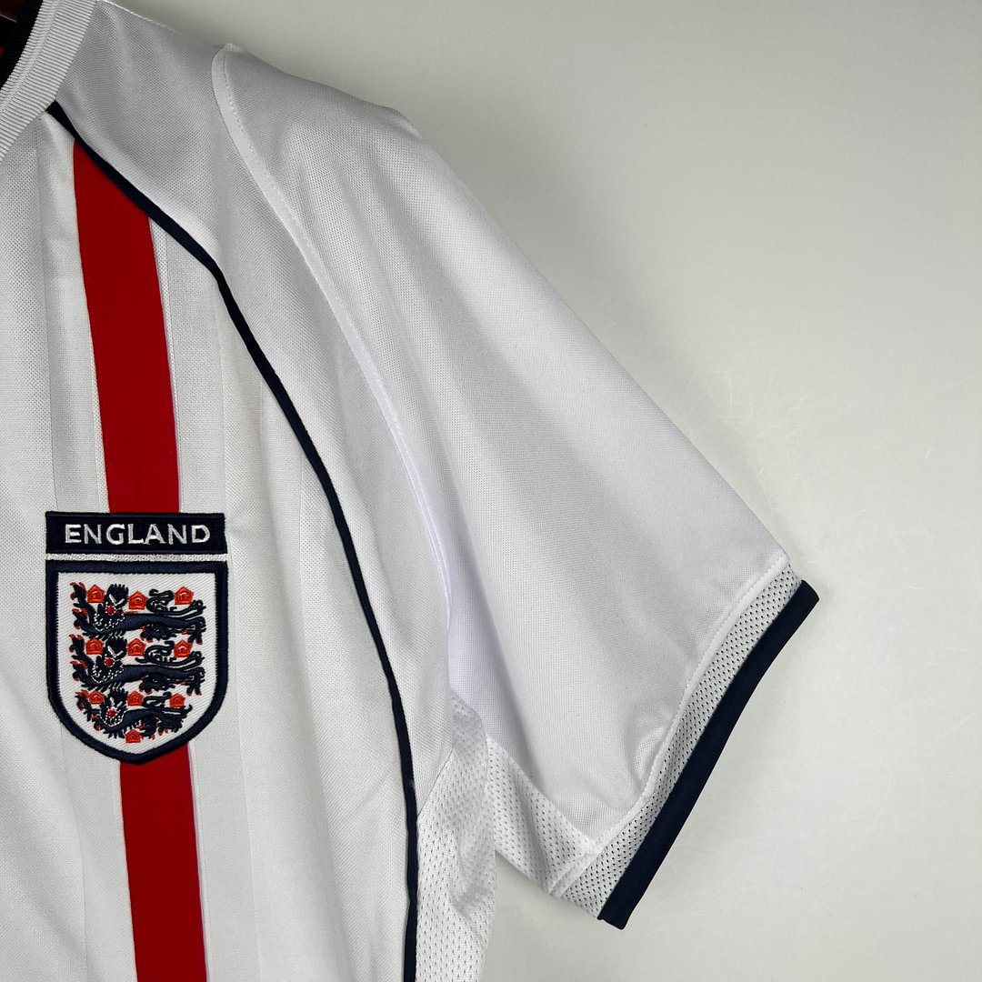 2002 Retro England Home Football Shirt