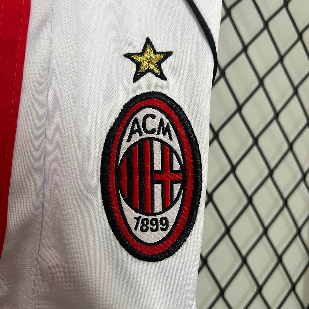 2006/2007 Retro AC Milan Away Champions League Football Shirt Kids
